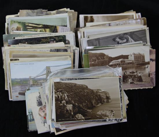 A group of assorted postcards,